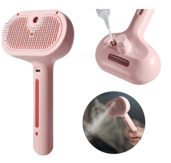 FurMist™ Pet Hair Spray Brush