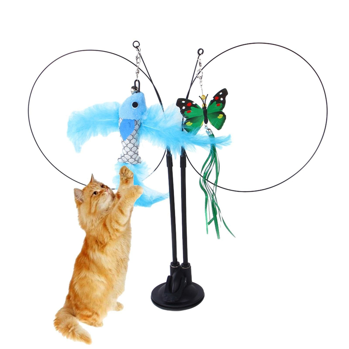 PurrChase™ Interactive Cat Sucker Teaser Toy