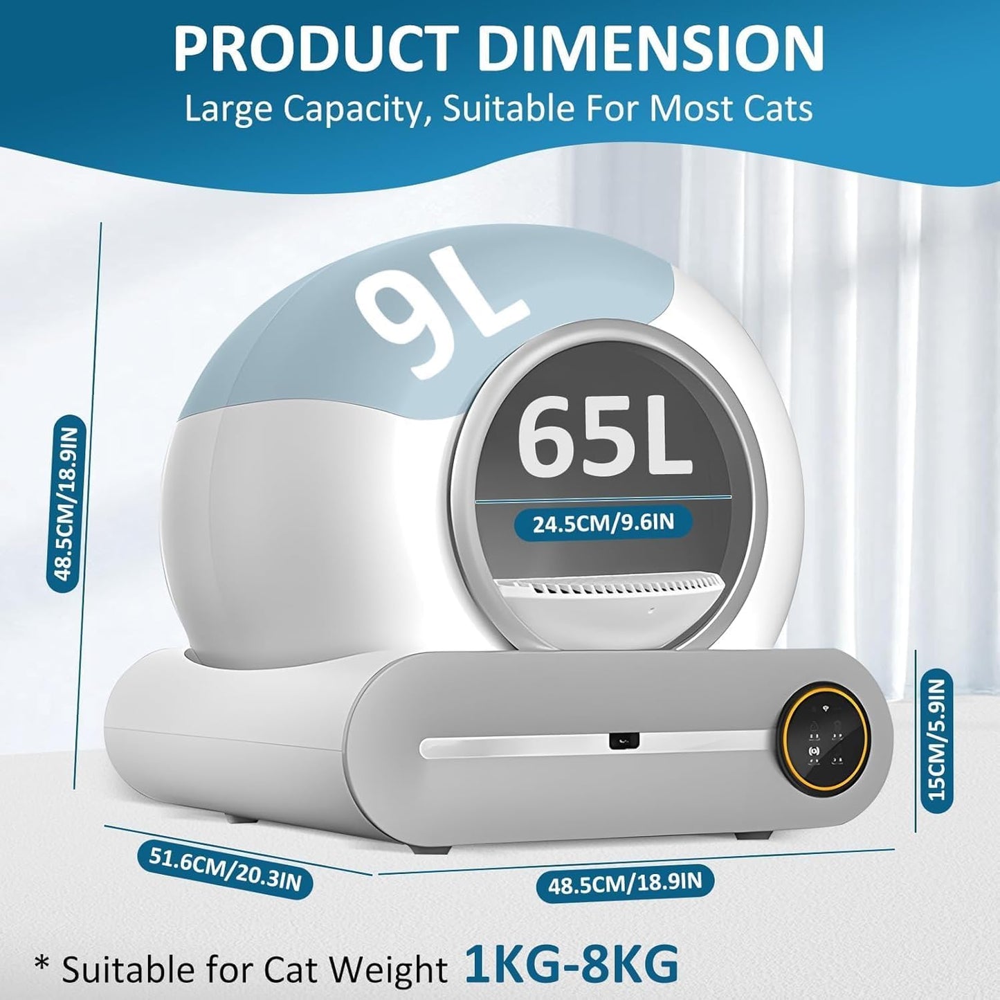 Smart Automatic Cat Litter Box™