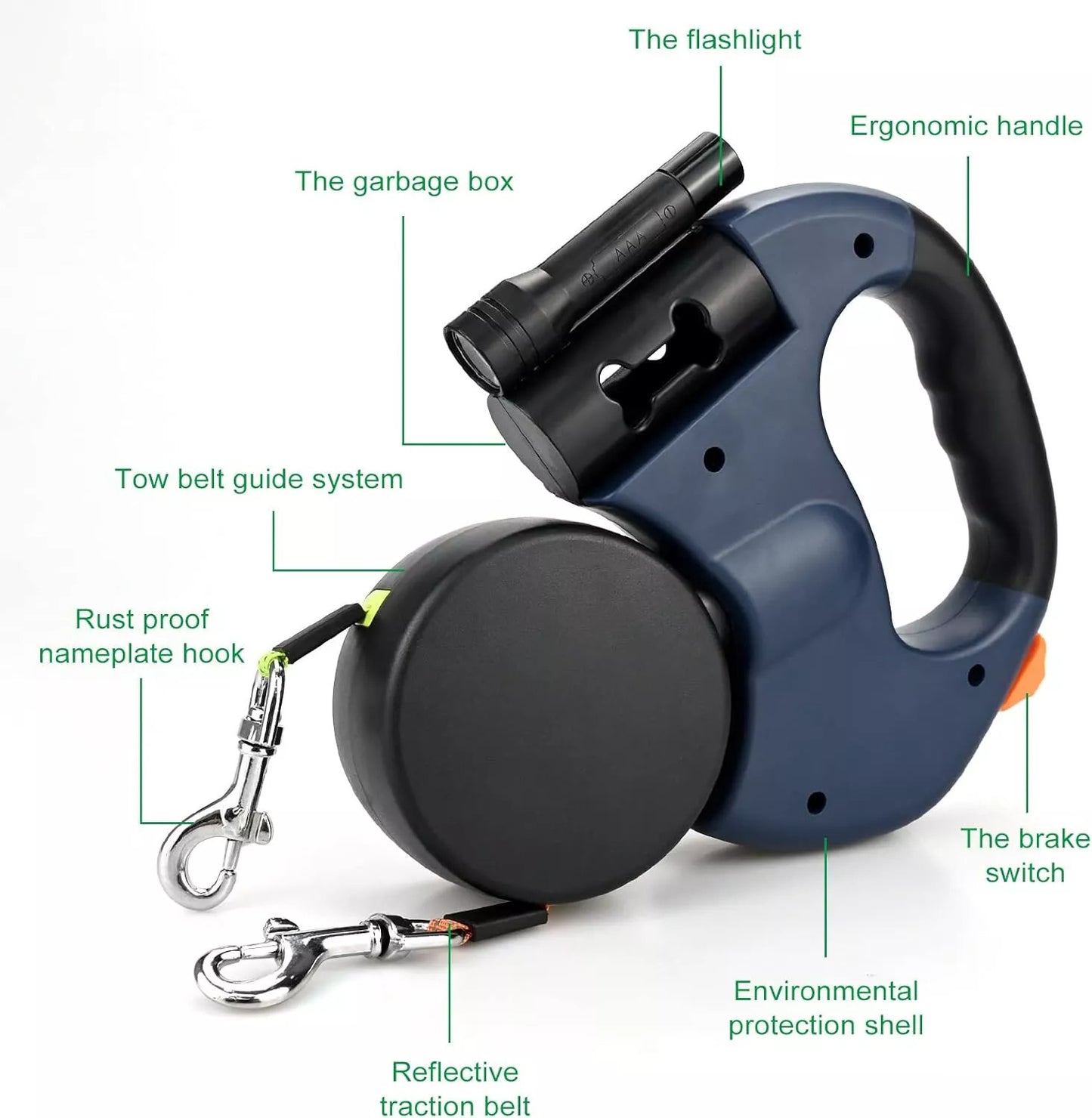 DualPaws™ Auto Double Dog Leash
