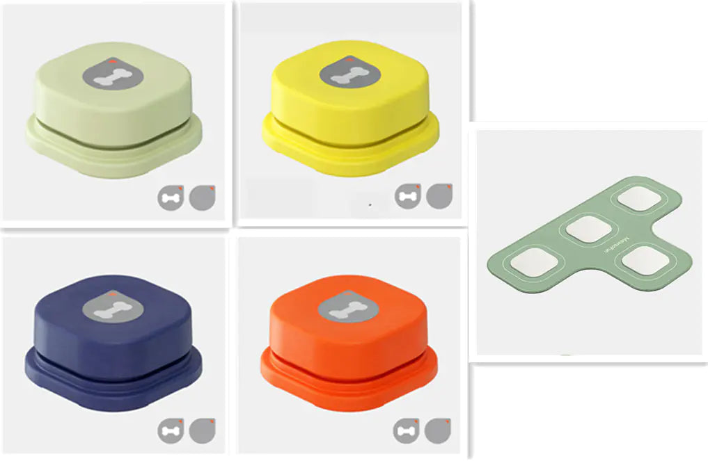 4 Colors Recordable Pet Communication Button Toy