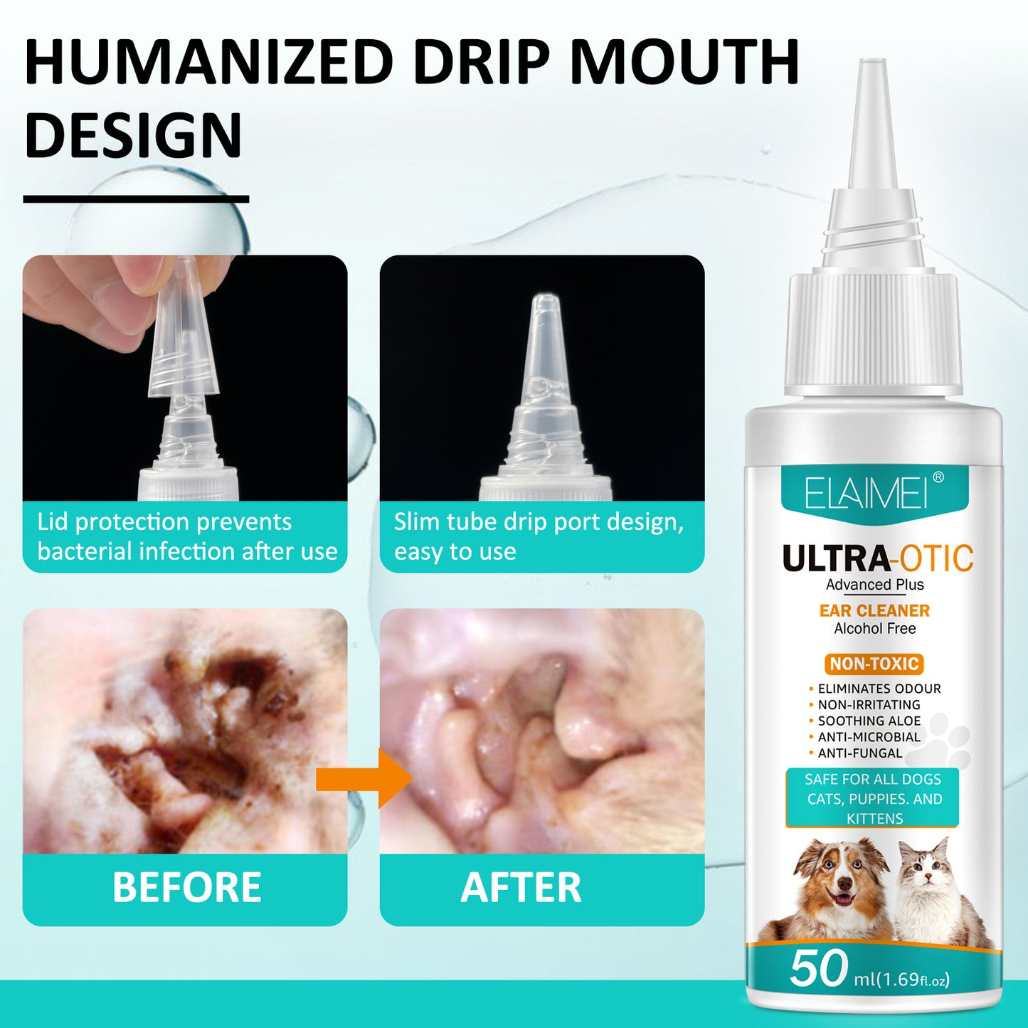 ClearPaws™ Pet Ear Cleaner (50ml)™