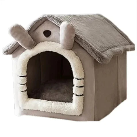 Warm Washable Pet House Bed™