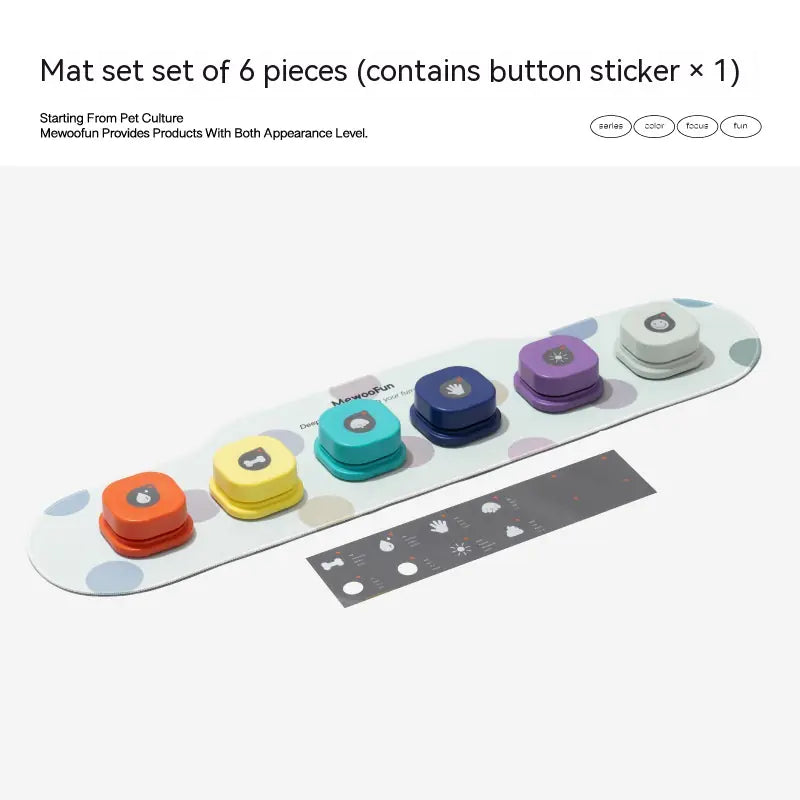 4 Colors Recordable Pet Communication Button Toy